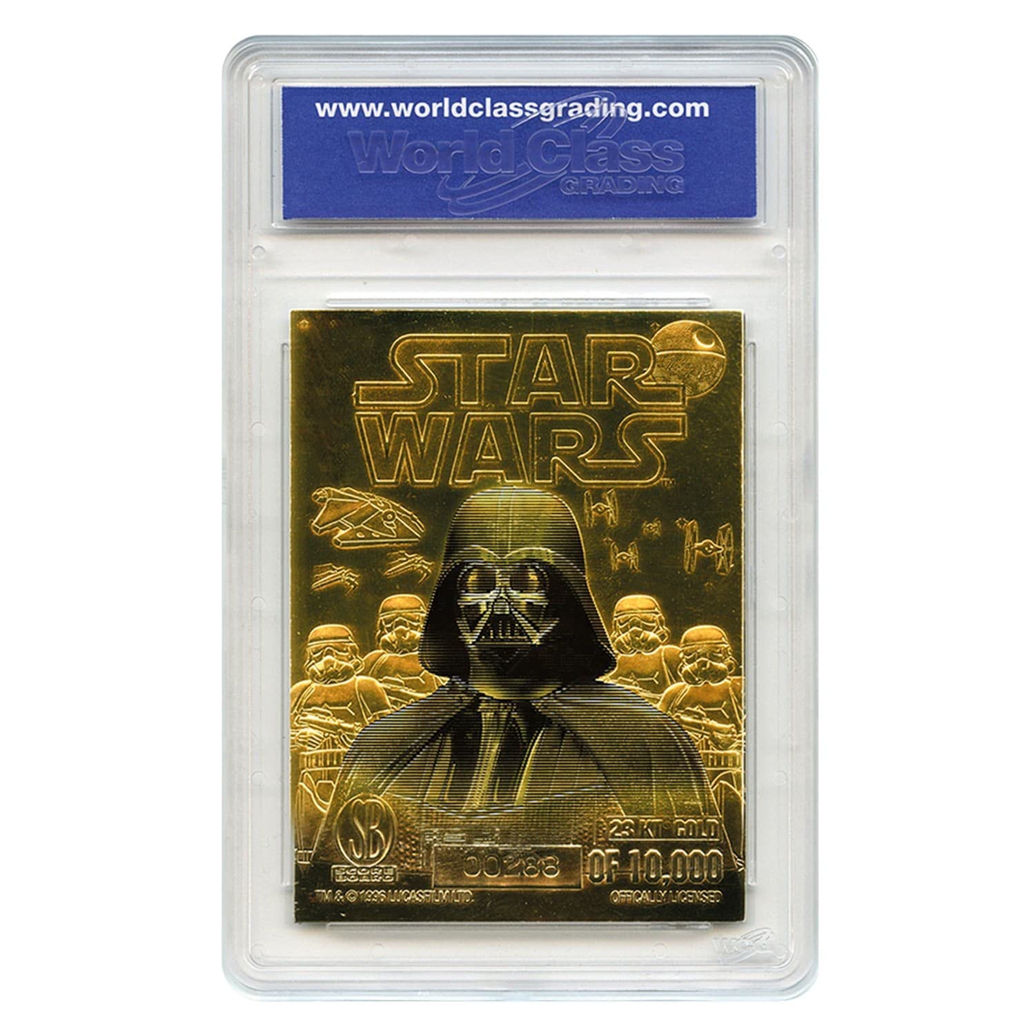Amazon.com: Star Wars Set of 9 Official 23K Gold Cards Graded Gem